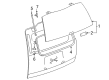 2009 GMC Yukon XL 2500 Door Handle Diagram - 15273470