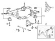 Saturn Crossmember Bushing Diagram - 25866464