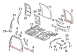 2002 GMC Yukon Weather Strip Diagram - 15244250