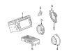 2013 Chevy Silverado 3500 HD Car Speakers Diagram - 15201407