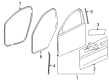 2013 Buick LaCrosse Weather Strip Diagram - 23493716