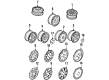 1995 Saturn SL Spare Wheel Diagram - 21012838