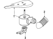 1985 Cadillac Cimarron Air Filter Diagram - 25095621