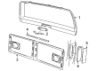 2002 Chevy Astro Door Handle Diagram - 15724786