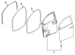 2018 Chevy Spark Door Seal Diagram - 42454857