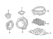 2024 Chevy Camaro Car Speakers Diagram - 23125286