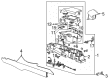 Cadillac Center Console Diagram - 22974176