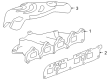 Buick LaCrosse Exhaust Heat Shield Diagram - 12646123