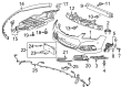 Chevy SS Bumper Diagram - 92281913