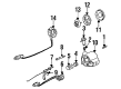 1990 Chevy R3500 Turn Signal Switch Diagram - 22510143