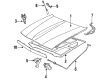 1987 Cadillac Eldorado Hood Latch Diagram - 1634991