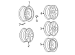 2008 Chevy Malibu Wheel Cover Diagram - 9594229