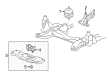 2009 Cadillac CTS Engine Mount Diagram - 15854018