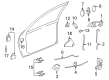 2005 Pontiac Sunfire Window Regulator Diagram - 16830437