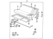 Chevy K2500 Seat Cushion Pad Diagram - 12549038