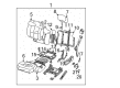 Chevy Silverado 3500 Seat Cushion Pad Diagram - 12473892