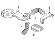 1990 Oldsmobile Cutlass Calais Air Intake Coupling Diagram - 10066601