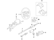 2008 Cadillac SRX Steering Column Cover Diagram - 19168052