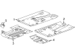 Buick Underbody Splash Shield Diagram - 84855614