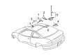 Pontiac Antenna Cable Diagram - 88953207