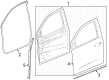 GMC Weather Strip Diagram - 94777465