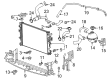 2019 Buick Regal Sportback Radiator Diagram - 84208067