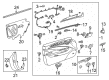 2015 Cadillac ELR Door Latch Assembly Diagram - 23437704