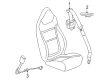 2009 Pontiac Solstice Seat Belt Diagram - 19177322