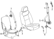 2019 Chevy Silverado 1500 LD Seat Belt Diagram - 84937705