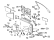 1994 GMC Sonoma Tailgate Lock Actuator Motor Diagram - 25664288