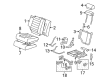 Hummer Seat Cushion Pad Diagram - 19127676