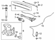 2018 Chevy Malibu Wiper Blade Diagram - 84589418