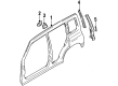 1998 Chevy Tracker Fuel Filler Housing Diagram - 30012253