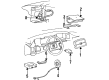 1993 Cadillac Fleetwood Air Bag Sensor Diagram - 16149469