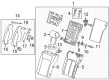 Chevy Cruze Limited Seat Cushion Pad Diagram - 95025135