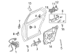 2000 Cadillac Seville Door Handle Diagram - 25749400