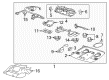 1998 Chevy K2500 Suburban Interior Light Bulb Diagram - 9425542