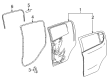 Chevy Spark Weather Strip Diagram - 95987988