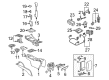 2000 Saturn LW1 Interior Light Bulb Diagram - 11015639