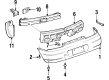 1998 Pontiac Grand Prix Bumper Diagram - 88893303