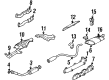 1998 Pontiac Grand Am Exhaust Heat Shield Diagram - 22649605