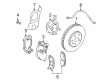 2005 Cadillac CTS Brake Disc Diagram - 25750248