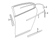 Buick LaCrosse Door Moldings Diagram - 20902220