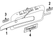 Oldsmobile Silhouette Emblem Diagram - 10308187