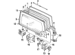 Chevy Tracker Tailgate Lift Support Diagram - 30011718