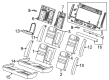 Chevy Monte Carlo Seat Cushion Pad Diagram - 19123027