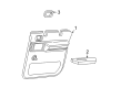 GMC Yukon XL 1500 Door Armrest Diagram - 15045073