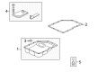 GMC Yukon Transmission Pan Diagram - 29544374