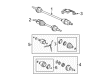 Saturn Ion Axle Shaft Diagram - 22729181