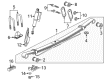 2018 GMC Canyon Leaf Spring Plate Diagram - 23450905